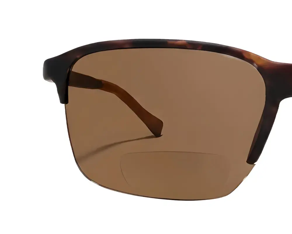 Bifocal polycarbonate reading sunglass lens