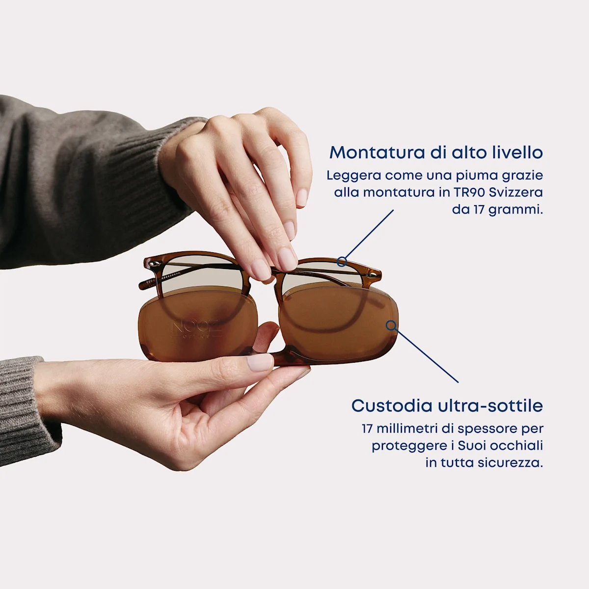 Un paio di Bao Nero Occhiali da lettura anti luce blu